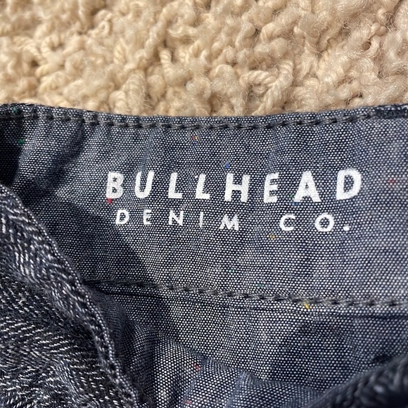 MENS PACSUN BULLHEAD DENIM TIE SHORTS - Picture 3 of 5